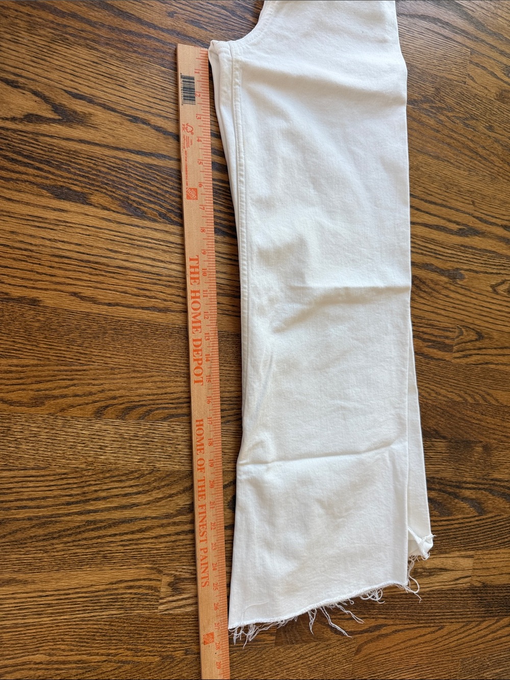 White Wide Leg Flare Jeans - Women - Picture 2 of 5